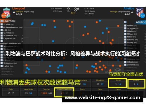 利物浦与巴萨战术对比分析：风格差异与战术执行的深度探讨