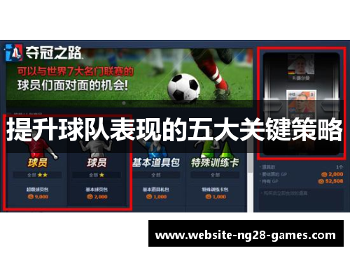 提升球队表现的五大关键策略